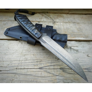 ХРЕСТОНОСЕЦЬ ексклюзивний ніж ручної роботи майстра студії ОLEKSANDR NOR, замовити купити в Україні (Сталь k110™, 60 HRC) . Photo 3